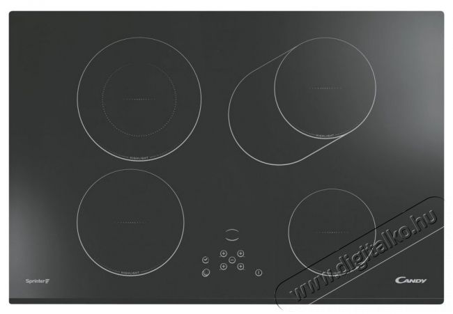 Candy CH742B elektromos főzőlap Konyhai termékek - Sütő-főzőlap, tűzhely (beépíthető) - Elektromos főzőlap (beépíthető) - 319652