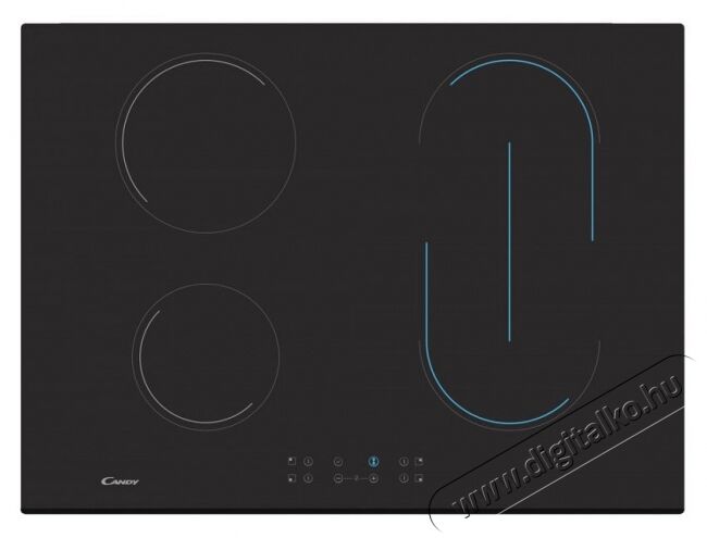 Candy CH 74 BVT beépíthető főzőlap Konyhai termékek - Sütő-főzőlap, tűzhely (beépíthető) - Elektromos főzőlap (beépíthető) - 346631