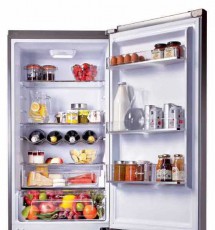 Candy CHSB 6186 X alulfagyasztós hűtőszekrény - inox Konyhai termékek - Hűtő, fagyasztó (szabadonálló) - Alulfagyasztós kombinált hűtő - 353783