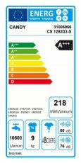 Candy CS 1292D3-S elöltöltős mosógép Háztartás / Otthon / Kültér - Mosógép / szárítógép - Elöltöltős normál (60cm-ig) mosógép - 337018