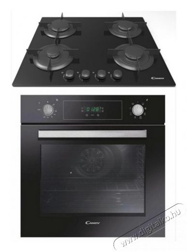Candy FCP 625 NXL + CVG64SGNX beépíthető szett Konyhai termékek - Sütő-főzőlap, tűzhely (beépíthető) - Sütő-főzőlap szett (beépíthető) - 350497