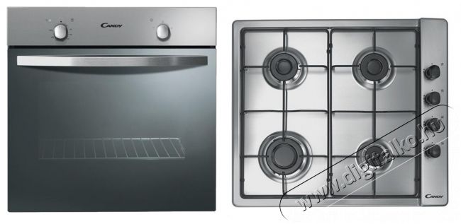Candy FST 100/6X elektromos sütő + CLG 64 SPX gázfőzőlap Konyhai termékek - Sütő-főzőlap, tűzhely (beépíthető) - Sütő-főzőlap szett (beépíthető) - 314148