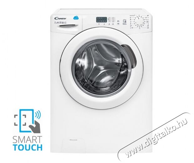 Candy CS 1271D3/1-S SMART mosógép Háztartás / Otthon / Kültér - Mosógép / szárítógép - Elöltöltős normál (60cm-ig) mosógép - 310444