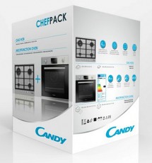 Candy FPE 609A/6XL beépíthető sütő + CPG 64 SWGX gázfőzőlap ChefPack Konyhai termékek - Sütő-főzőlap, tűzhely (beépíthető) - Sütő-főzőlap szett (beépíthető) - 320639