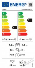 Candy CSWS 4962DWE Mosó-és Szárítógép Háztartás / Otthon / Kültér - Mosógép / szárítógép - Mosó-szárítógép - 374211