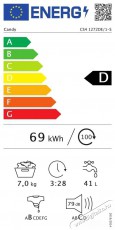 Candy Smart CS4 1272DE/1-S mosógép Elől betöltős 7 kg 1200 RPM Fehér Háztartás / Otthon / Kültér - Mosógép / szárítógép - Elöltöltős keskeny (45cm-ig) mosógép - 494853