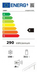 Candy CFQQ5T817EPS hűtőszekrény Side by side Konyhai termékek - Hűtő, fagyasztó (szabadonálló) - Amerikai típusú Side By Side hűtő - 495298
