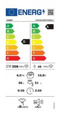 Candy CSOW61066TWMB6-S MOSÓ-SZÁRÍTÓGÉP Háztartás / Otthon / Kültér - Mosógép / szárítógép - Mosó-szárítógép - 499525
