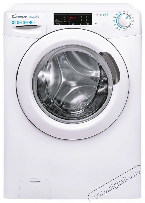Candy CO4 1265TXE/1-S keskeny el&ouml;lt&ouml;ltős mos&oacute;g&eacute;p (6 kg, 1200 fordulat) H&aacute;ztart&aacute;s / Otthon / K&uuml;lt&eacute;r - Mos&oacute;g&eacute;p / sz&aacute;r&iacute;t&oacute;g&eacute;p - El&ouml;lt&ouml;ltős keskeny (45cm-ig) mos&oacute;g&eacute;p - 499586