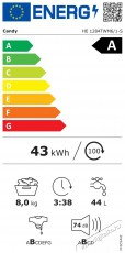 Candy HE 1284TWM6/1-S Ultra Hygiene mosógép Háztartás / Otthon / Kültér - Mosógép / szárítógép - Elöltöltős normál (60cm-ig) mosógép - 501400