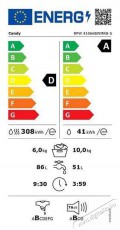 Candy RPW 41066BWMR8-S mosó-szárítógép Háztartás / Otthon / Kültér - Mosógép / szárítógép - Mosó-szárítógép - 498560