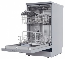 Candy CDPH 2D1047S mosogatógép, keskeny, 10 teríték, ezüst Konyhai termékek - Mosogatógép - Normál (60cm) szabadonálló mosogatógép - 505290