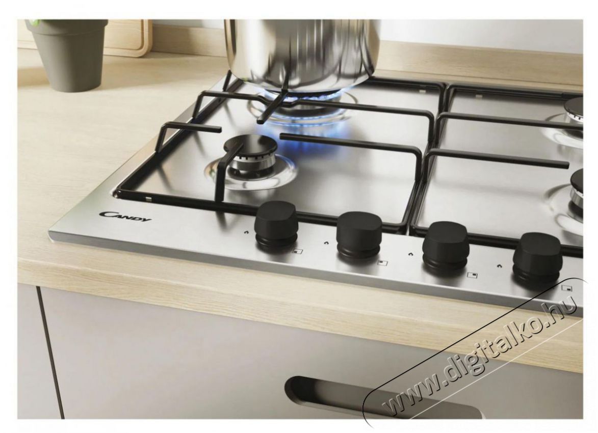 Candy CM6PBRX/4U2 Idea Főzőlap Konyhai term&eacute;kek - S&uuml;tő-főzőlap, tűzhely (be&eacute;p&iacute;thető) - G&aacute;zfőzőlap (be&eacute;p&iacute;thető) - 505473