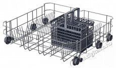 Candy CF 3E7L0S mosogatógép, 13 teríték, 60 cm, Inox, inverteres Konyhai termékek - Mosogatógép - Normál (60cm) szabadonálló mosogatógép - 505306