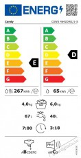 Candy CSWS 4642DW2/1-S mosó-szárítógép (6+4 kg) 1400 fordulat Háztartás / Otthon / Kültér - Mosógép / szárítógép - Mosó-szárítógép - 505303