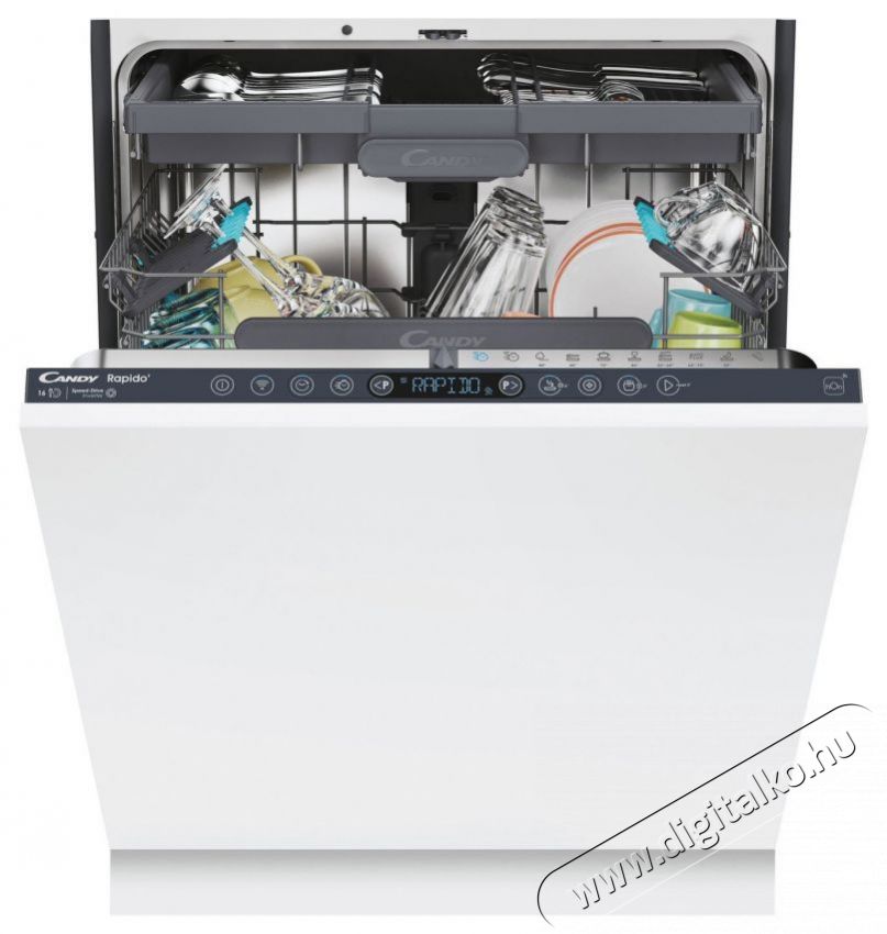 Candy CI 6B4S1PSA1 RAPIDO Konyhai term&eacute;kek - Mosogat&oacute;g&eacute;p - Norm&aacute;l (60cm) be&eacute;p&iacute;thető mosogat&oacute;g&eacute;p - 509277