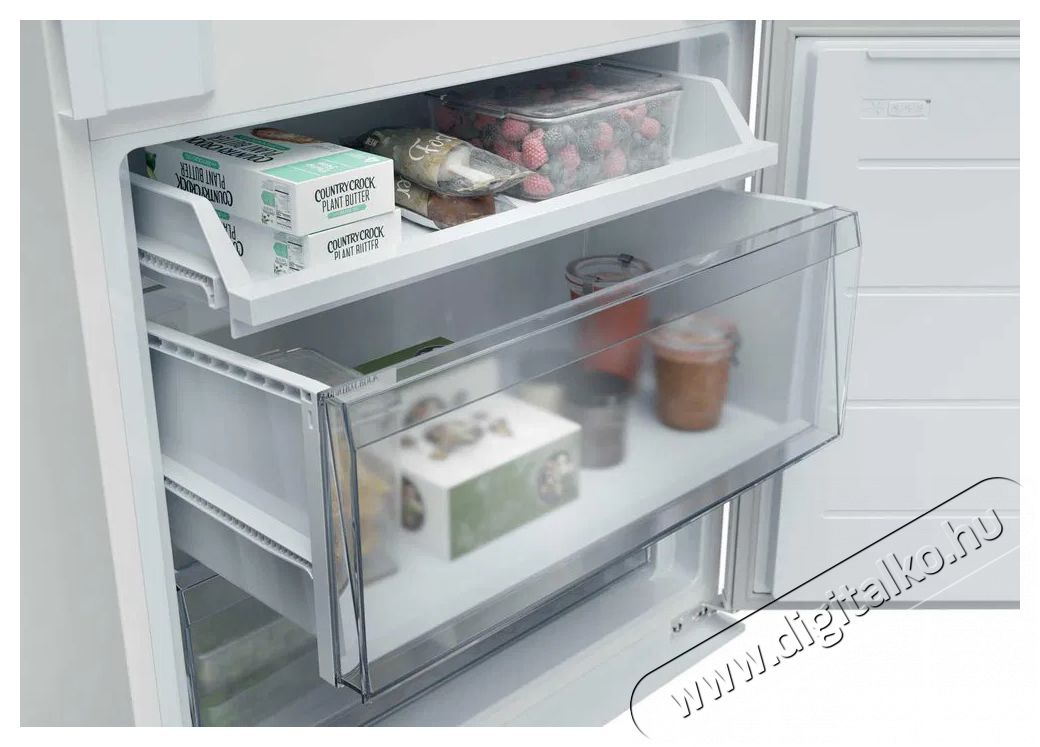 Candy ECNBQT3519EW FRESCO Konyhai term&eacute;kek - Hűtő, fagyaszt&oacute; (be&eacute;p&iacute;thető) - Alulfagyaszt&oacute;s kombin&aacute;lt hűtő - 509599
