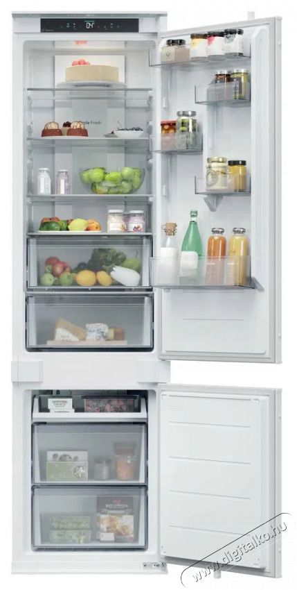 Candy ECNBQT3519EW FRESCO Konyhai term&eacute;kek - Hűtő, fagyaszt&oacute; (be&eacute;p&iacute;thető) - Alulfagyaszt&oacute;s kombin&aacute;lt hűtő - 509599