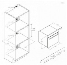 Candy CA6 NP5B3YTB fekete, be&eacute;p&iacute;thető, s&uuml;tőt&eacute;r: 78L, s&uuml;tő Konyhai term&eacute;kek - S&uuml;tő-főzőlap, tűzhely (be&eacute;p&iacute;thető) - S&uuml;tő (be&eacute;p&iacute;thető) - 513416