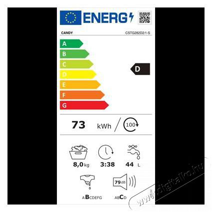 Candy CSTG282D2/1-S fel&uuml;lt&ouml;ltős mos&oacute;g&eacute;p H&aacute;ztart&aacute;s / Otthon / K&uuml;lt&eacute;r - Mos&oacute;g&eacute;p / sz&aacute;r&iacute;t&oacute;g&eacute;p - Fel&uuml;lt&ouml;ltős mos&oacute;g&eacute;p - 500125