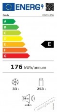 Candy CM4S518EW Be&eacute;p&iacute;thető egyajt&oacute;s hűtőszekr&eacute;ny, 286l, E energiaoszt&aacute;ly, LED vil&aacute;g&iacute;t&aacute;s, Megford&iacute;that&oacute; ajt&oacute;, H 177 cm Konyhai term&eacute;kek - Hűtő, fagyaszt&oacute; (be&eacute;p&iacute;thető) - Egyajt&oacute;s hűtő - 533153