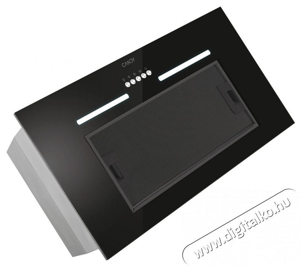 Candy CPY5MBG, Be&eacute;p&iacute;tett p&aacute;raelsz&iacute;v&oacute;, Abszorpci&oacute;s teljes&iacute;tm&eacute;ny 298 mc/h, 3 sebess&eacute;g, LED, 52 cm, Fekete &uuml;veg Konyhai term&eacute;kek - P&aacute;raelsz&iacute;v&oacute; - Be&eacute;p&iacute;thető / kih&uacute;zhat&oacute; - 533156