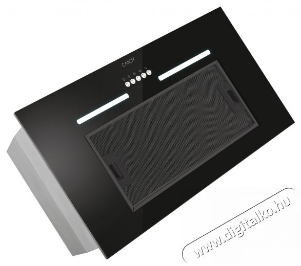 Candy CPY5MBG, Be&eacute;p&iacute;tett p&aacute;raelsz&iacute;v&oacute;, Abszorpci&oacute;s teljes&iacute;tm&eacute;ny 298 mc/h, 3 sebess&eacute;g, LED, 52 cm, Fekete &uuml;veg Konyhai term&eacute;kek - P&aacute;raelsz&iacute;v&oacute; - Be&eacute;p&iacute;thető / kih&uacute;zhat&oacute; - 533156
