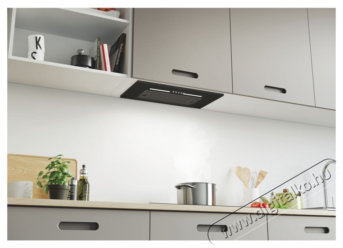 Candy CPY5MBG, Be&eacute;p&iacute;tett p&aacute;raelsz&iacute;v&oacute;, Abszorpci&oacute;s teljes&iacute;tm&eacute;ny 298 mc/h, 3 sebess&eacute;g, LED, 52 cm, Fekete &uuml;veg Konyhai term&eacute;kek - P&aacute;raelsz&iacute;v&oacute; - Be&eacute;p&iacute;thető / kih&uacute;zhat&oacute; - 533156