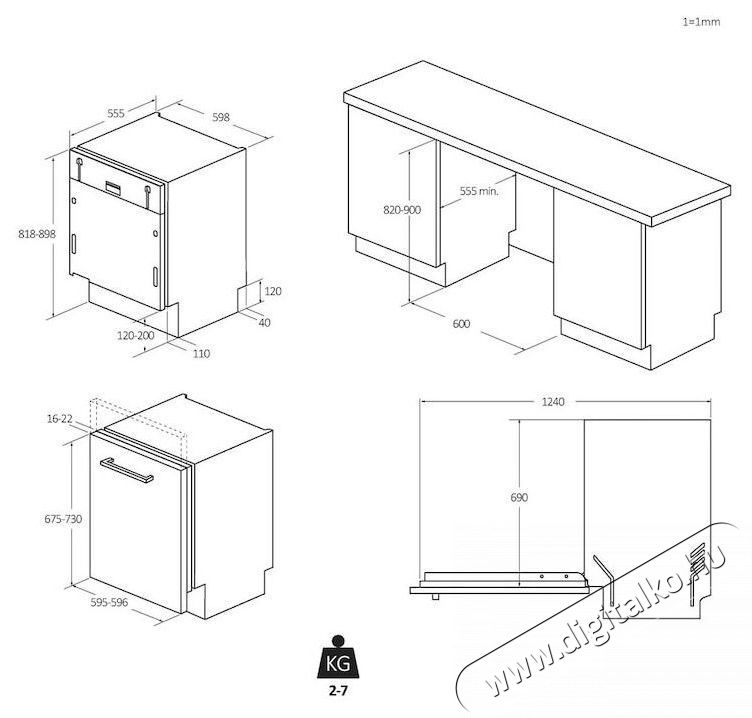 Candy Rapido CI 3E53E0W Be&eacute;p&iacute;thető mosogat&oacute;g&eacute;p, E energiaoszt&aacute;l, Konyhai term&eacute;kek - Mosogat&oacute;g&eacute;p - Norm&aacute;l (60cm) be&eacute;p&iacute;thető mosogat&oacute;g&eacute;p - 535088