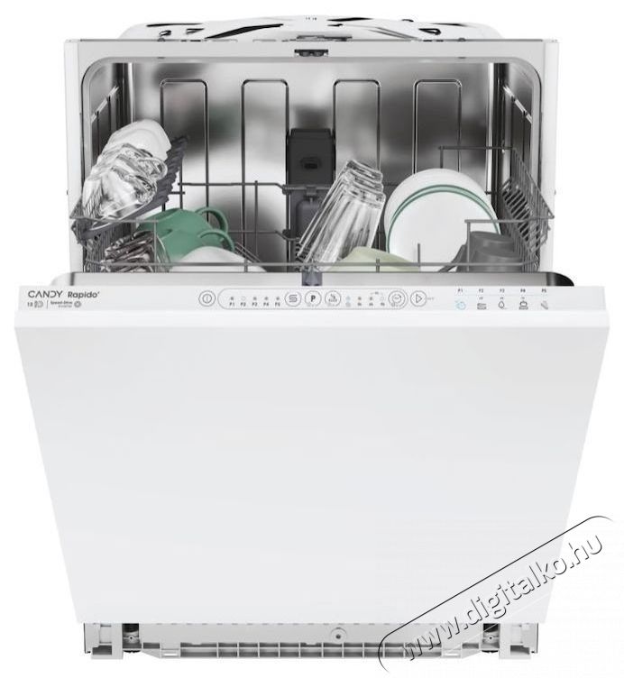 Candy Rapido CI 3E53E0W Be&eacute;p&iacute;thető mosogat&oacute;g&eacute;p, E energiaoszt&aacute;l, Konyhai term&eacute;kek - Mosogat&oacute;g&eacute;p - Norm&aacute;l (60cm) be&eacute;p&iacute;thető mosogat&oacute;g&eacute;p - 535088