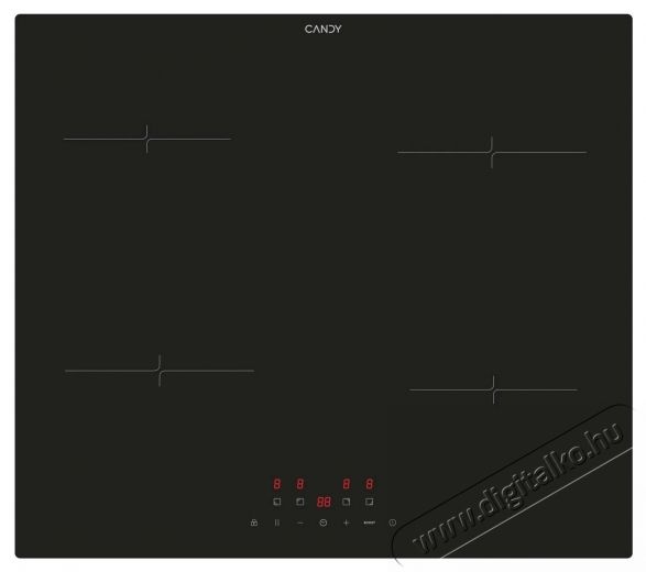 Candy CI642CA Konyhai term&eacute;kek - S&uuml;tő-főzőlap, tűzhely (be&eacute;p&iacute;thető) - Indukci&oacute;s főzőlap (be&eacute;p&iacute;thető) - 535097