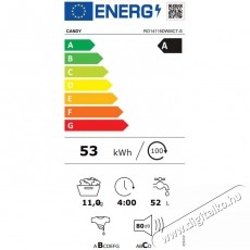 Candy RO14116DWMCT/1-S mos&oacute;g&eacute;p, 11 kg, feh&eacute;r H&aacute;ztart&aacute;s / Otthon / K&uuml;lt&eacute;r - Mos&oacute;g&eacute;p / sz&aacute;r&iacute;t&oacute;g&eacute;p - El&ouml;lt&ouml;ltős norm&aacute;l (60cm-ig) mos&oacute;g&eacute;p - 536322
