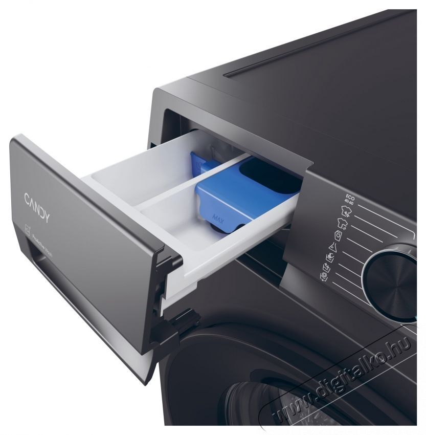 Candy ProWash 500 BR 410B8G-S mos&oacute;g&eacute;p, 10kg, 1400RPM, 16 program, Inverter motor, Steam, Touch kijelző, Soft Drum, Dual Spray, Wi-Fi, A energiaoszt&aacute;ly, Antracit H&aacute;ztart&aacute;s / Otthon / K&uuml;lt&eacute;r - Mos&oacute;g&eacute;p / sz&aacute;r&iacute;t&oacute;g&eacute;p - El&ouml;lt&ouml;ltős norm&aacute;l (60cm-ig) mos&oacute;g&eacute;p - 536328