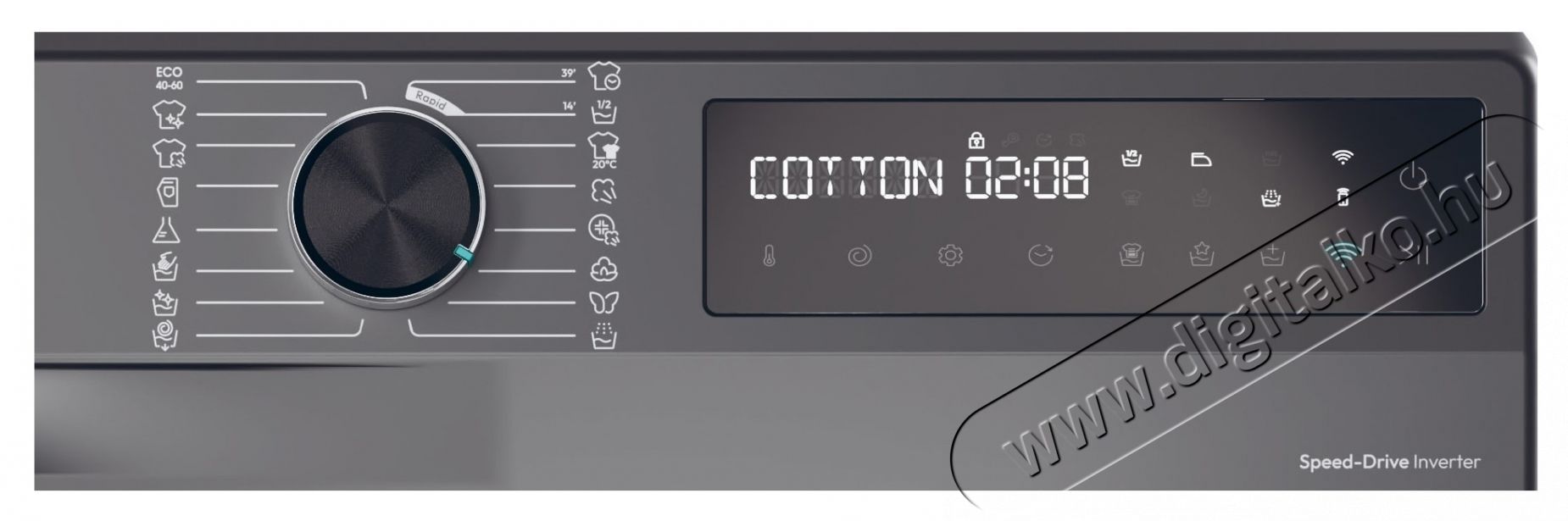 Candy ProWash 500 BR 410B8G-S mos&oacute;g&eacute;p, 10kg, 1400RPM, 16 program, Inverter motor, Steam, Touch kijelző, Soft Drum, Dual Spray, Wi-Fi, A energiaoszt&aacute;ly, Antracit H&aacute;ztart&aacute;s / Otthon / K&uuml;lt&eacute;r - Mos&oacute;g&eacute;p / sz&aacute;r&iacute;t&oacute;g&eacute;p - El&ouml;lt&ouml;ltős norm&aacute;l (60cm-ig) mos&oacute;g&eacute;p - 536328