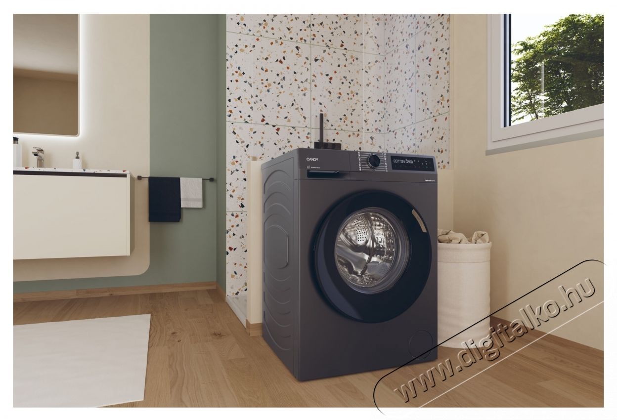 Candy ProWash 500 BR 410B8G-S mos&oacute;g&eacute;p, 10kg, 1400RPM, 16 program, Inverter motor, Steam, Touch kijelző, Soft Drum, Dual Spray, Wi-Fi, A energiaoszt&aacute;ly, Antracit H&aacute;ztart&aacute;s / Otthon / K&uuml;lt&eacute;r - Mos&oacute;g&eacute;p / sz&aacute;r&iacute;t&oacute;g&eacute;p - El&ouml;lt&ouml;ltős norm&aacute;l (60cm-ig) mos&oacute;g&eacute;p - 536328
