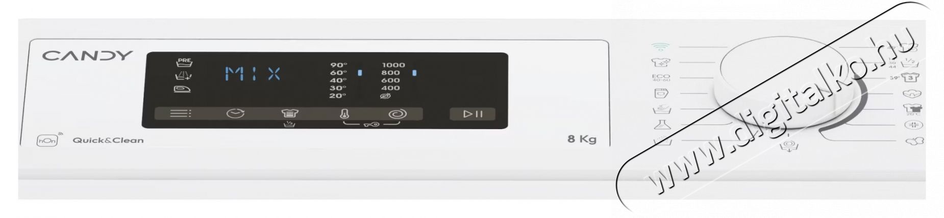 Candy TCA083D2-S  fel&uuml;lt&ouml;ltős mos&oacute;g&eacute;p, 8kg, 1000RPM, 3D kijelző, WiFi, Mix Power System, Gentle touch opening, D energiaoszt&aacute;ly, Feh&eacute;r H&aacute;ztart&aacute;s / Otthon / K&uuml;lt&eacute;r - Mos&oacute;g&eacute;p / sz&aacute;r&iacute;t&oacute;g&eacute;p - Fel&uuml;lt&ouml;ltős mos&oacute;g&eacute;p - 536326