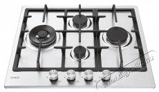 Candy CHG6D4WTX inox, be&eacute;p&iacute;thető, g&aacute;z, főzőz&oacute;na:4, főzőlap Konyhai term&eacute;kek - S&uuml;tő-főzőlap, tűzhely (be&eacute;p&iacute;thető) - G&aacute;zfőzőlap (be&eacute;p&iacute;thető) - 539144