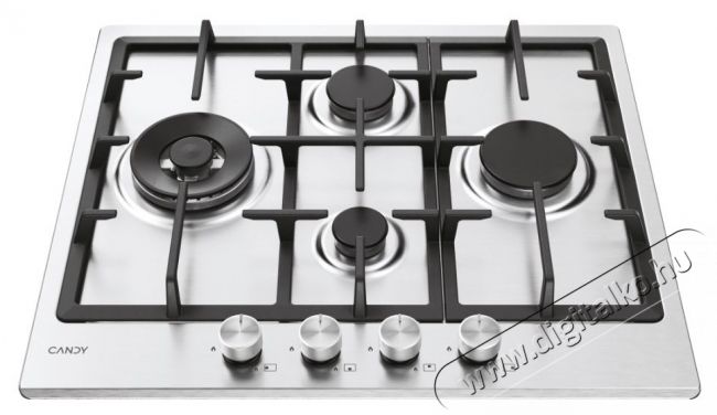 Candy CHG6D4WTX inox, be&eacute;p&iacute;thető, g&aacute;z, főzőz&oacute;na:4, főzőlap Konyhai term&eacute;kek - S&uuml;tő-főzőlap, tűzhely (be&eacute;p&iacute;thető) - G&aacute;zfőzőlap (be&eacute;p&iacute;thető) - 539144