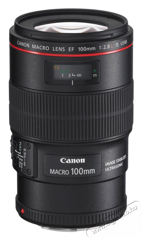 CANON 100mm f/2,8 L EF IS USM Macro Fotó-Videó kiegészítők - Objektív - Fix fókuszú objektív - 272878