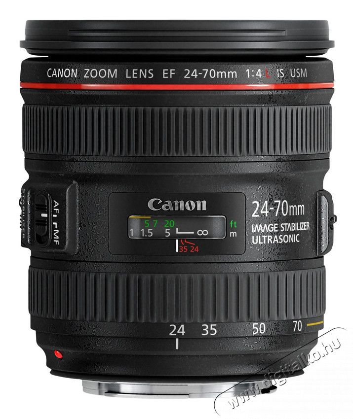 CANON 24-70mm f/4 L EF IS USM (3 &eacute;v garancia!) Fot&oacute;-Vide&oacute; kieg&eacute;sz&iacute;tők - Objekt&iacute;v - Zoom objekt&iacute;v - 265032