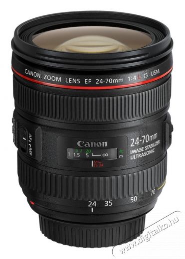 CANON 24-70mm f/4 L EF IS USM (3 &eacute;v garancia!) Fot&oacute;-Vide&oacute; kieg&eacute;sz&iacute;tők - Objekt&iacute;v - Zoom objekt&iacute;v - 265032