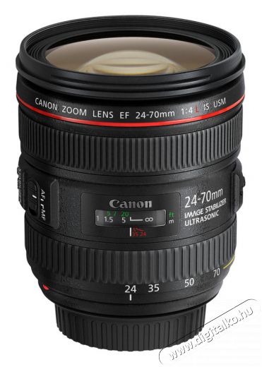 CANON 24-70mm f/4 L EF IS USM objektív Fotó-Videó kiegészítők - Objektív - Zoom objektív - 272893