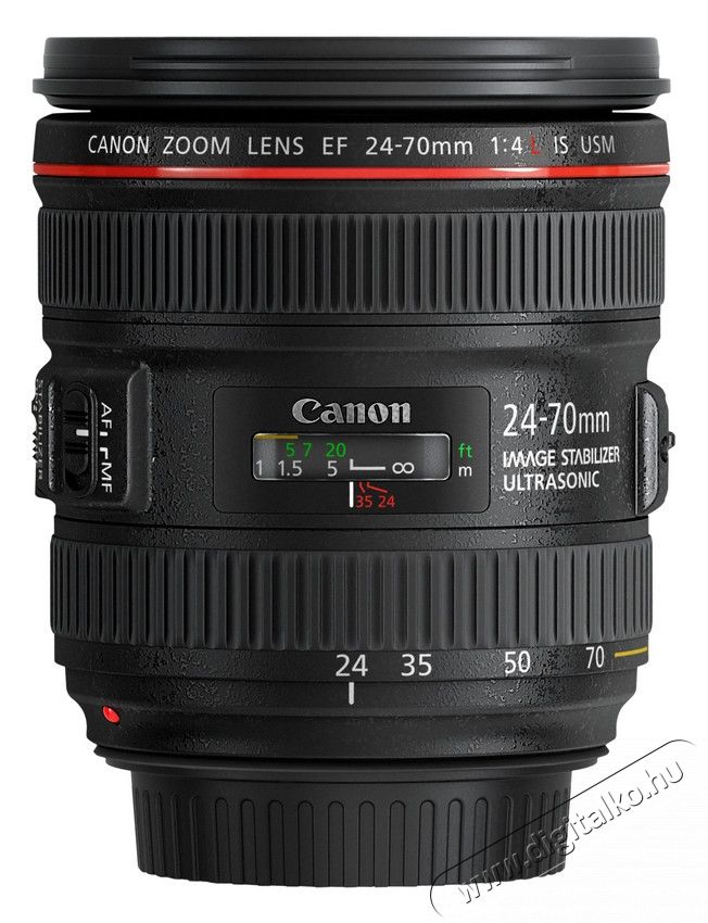 CANON 24-70mm f/4 L EF IS USM (3 &eacute;v garancia!) Fot&oacute;-Vide&oacute; kieg&eacute;sz&iacute;tők - Objekt&iacute;v - Zoom objekt&iacute;v - 265032