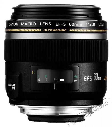 CANON 60mm f/2,8 EF-S USM Macro objektív Fotó-Videó kiegészítők - Objektív - Fix fókuszú objektív - 272911