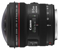 CANON 8-15mm f/4,0 EF L USM Fisheye objektív Fotó-Videó kiegészítők - Objektív - Zoom objektív - 272921