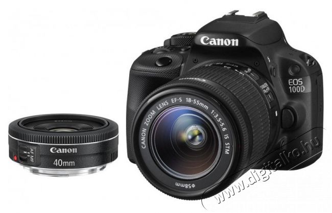 CANON EOS 100D + 18-55mm IS STM + 40mm STM Kit Fényképezőgép / kamera - DSLR tükörreflexes fényképezőgép - 272833