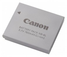 CANON NB-4L Li-ion Akkumulátor Akkuk és töltők - Li-ion akkumulátor és töltő (gyári) - Akku - 264826