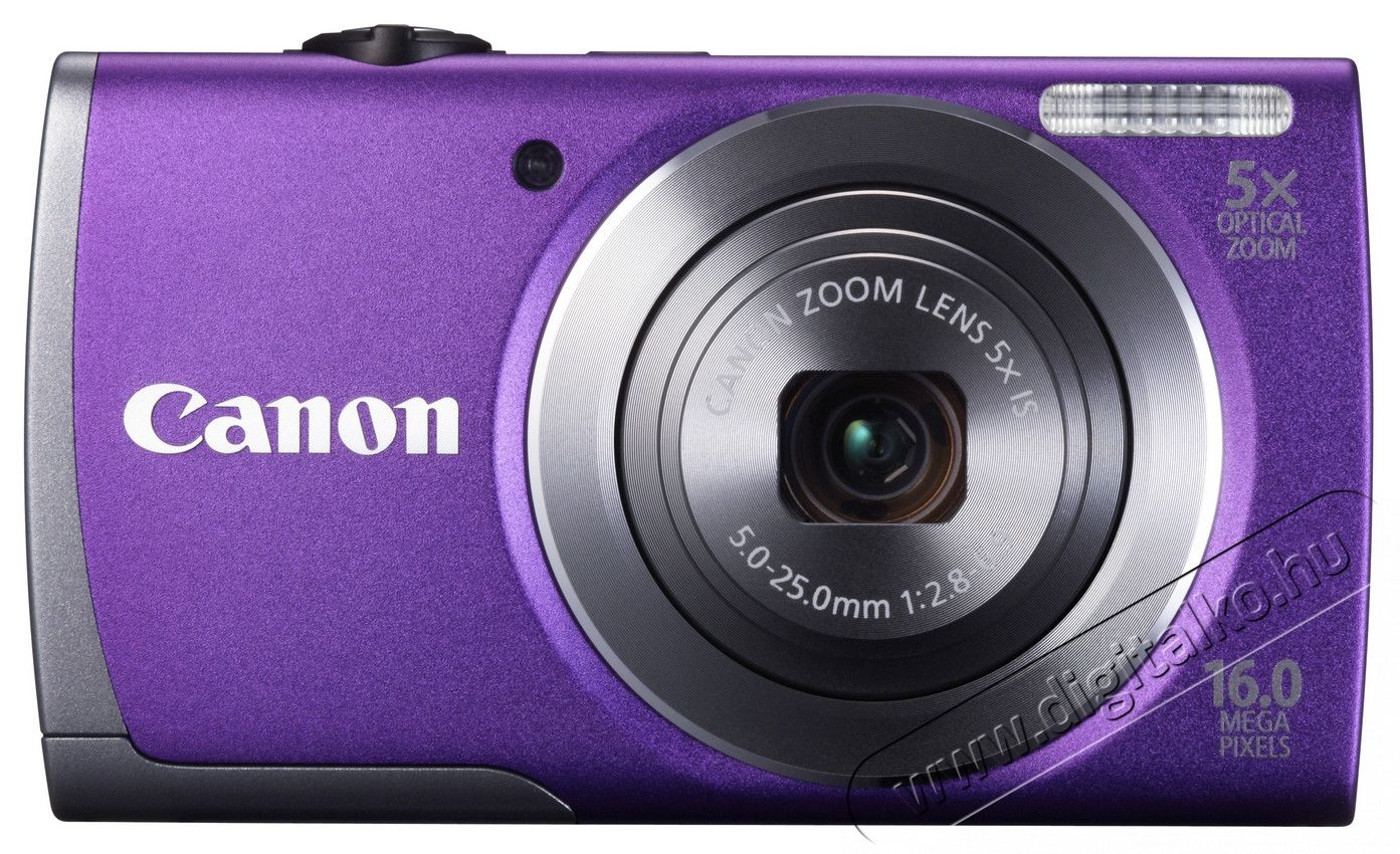 CANON PowerShot A3500 IS lila F&eacute;nyk&eacute;pezőg&eacute;p / kamera - Kompakt f&eacute;nyk&eacute;pezőg&eacute;p - Norm&aacute;l tud&aacute;s&uacute; kompakt - 262857