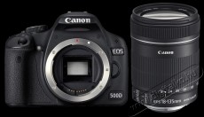 CANON EOS 500D + 18-135mm IS Kit F&eacute;nyk&eacute;pezőg&eacute;p / kamera - DSLR t&uuml;k&ouml;rreflexes f&eacute;nyk&eacute;pezőg&eacute;p - 252343