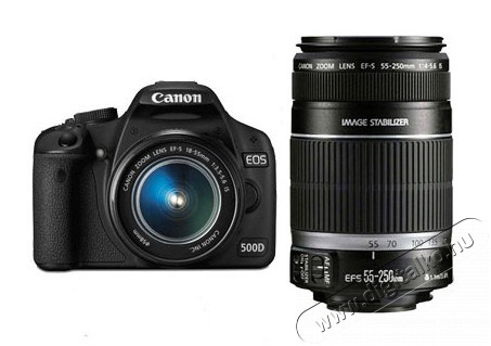 CANON EOS 500D + 18-55mm IS + 55-250mm IS Kit F&eacute;nyk&eacute;pezőg&eacute;p / kamera - DSLR t&uuml;k&ouml;rreflexes f&eacute;nyk&eacute;pezőg&eacute;p - 252215